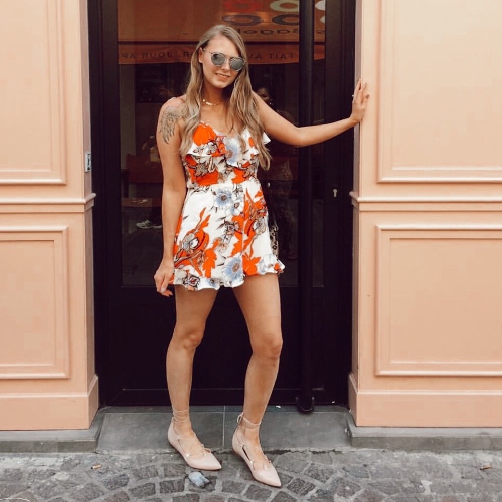 Asos floral romper
